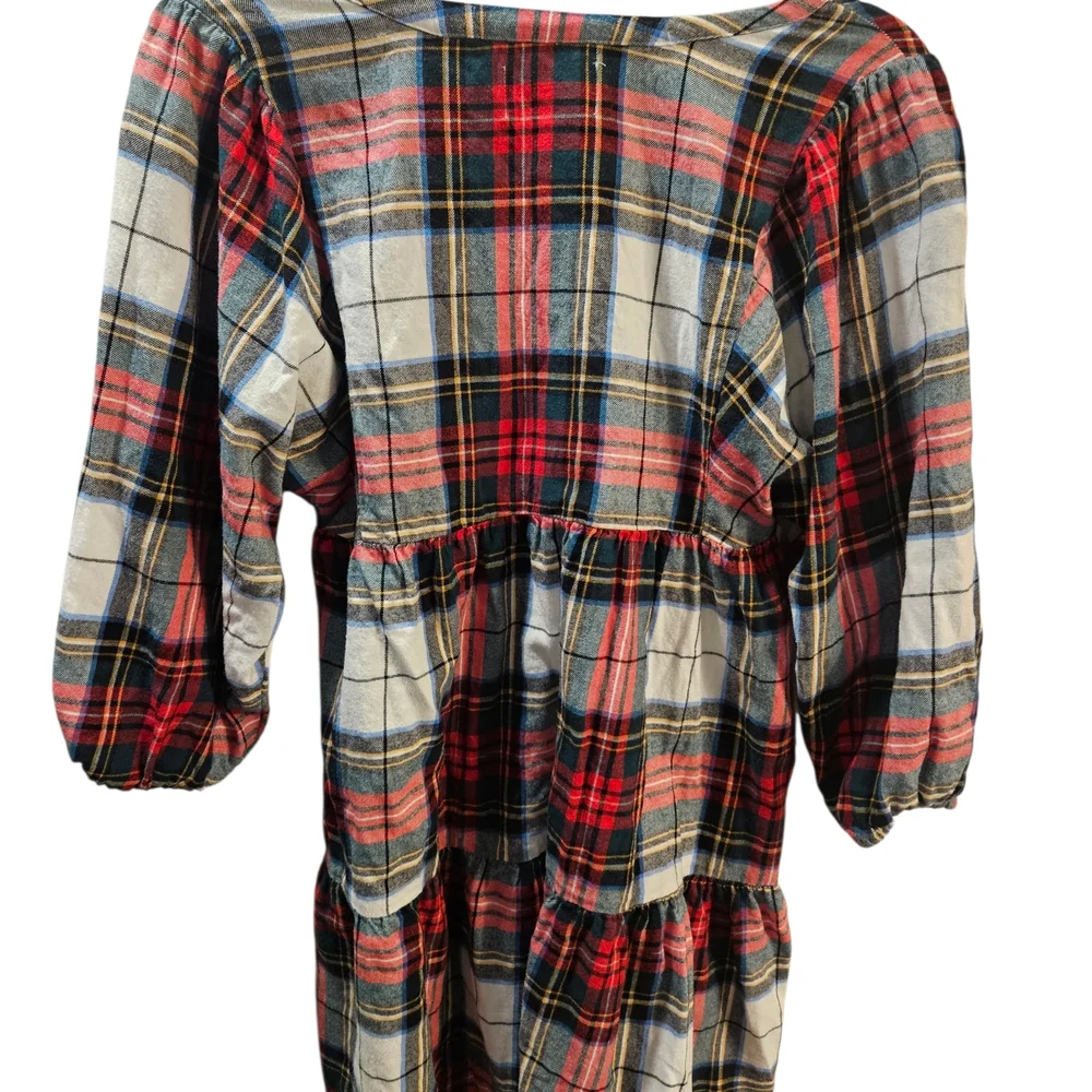 Old Navy Girls Plaid Button-Down Dress